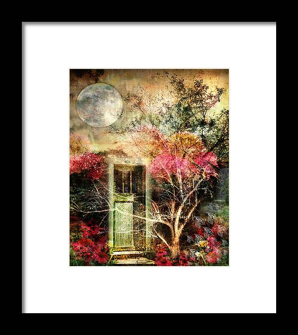 Door Framed Print featuring the photograph Through the Seasons by Shara Abel