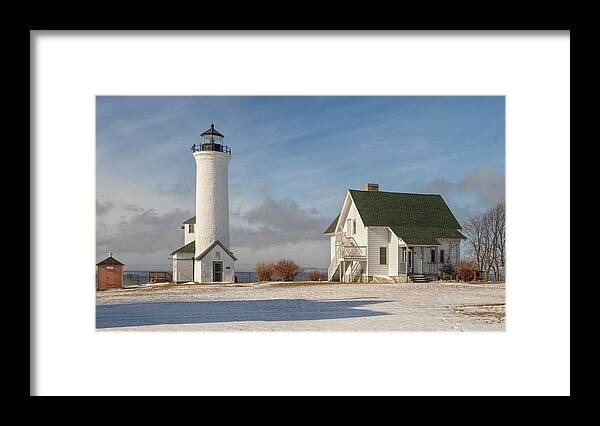 Lighthouse Framed Print featuring the photograph Tibbett's Point Lighthouse by Rod Best