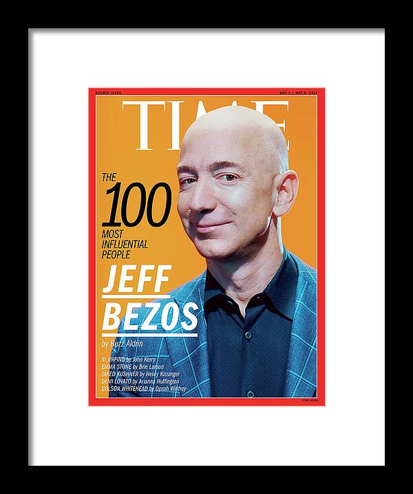 Time 100 Most Influential People - Jeff Bezos Framed Print featuring the photograph TIME 100 - Jeff Bezos by Miles Aldridge for TIME