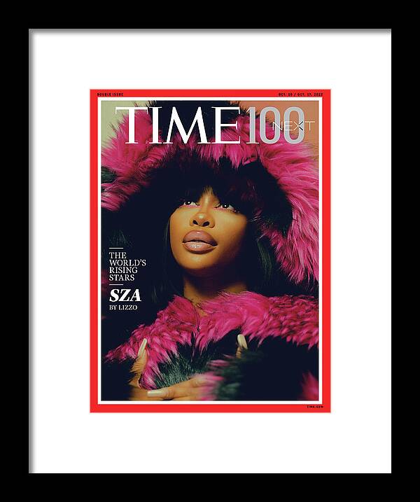 Time 100 Next Framed Print featuring the photograph 2022 TIME 100 Next - SZA by Photograph by Kanya Iwana for TIME
