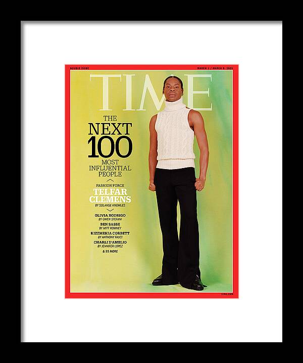 Time 100 Next Framed Print featuring the photograph TIME 100 Next - Telfar Clemens by Photograph by Quil Lemons for TIME