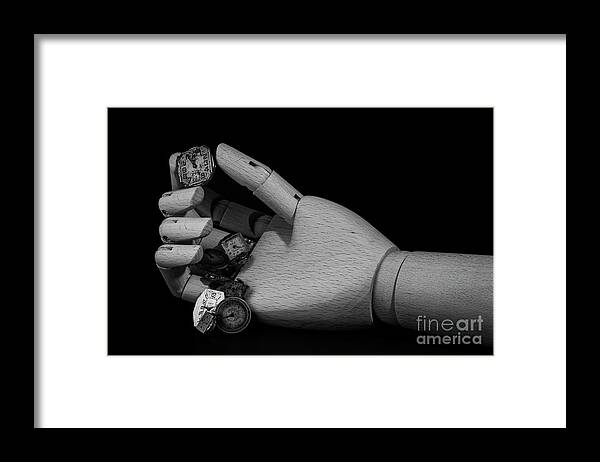 Watch Framed Print featuring the photograph Time on My Hands by Holly Ross
