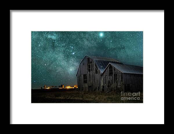 Barn Framed Print featuring the photograph Time takes everything 1 by Eric Curtin