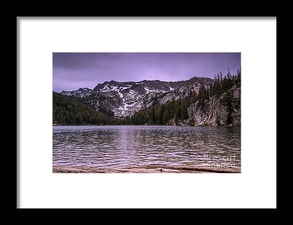 Tj Lake Framed Print featuring the photograph TJ Lake, Mammoth Lakes by Abigail Diane Photography