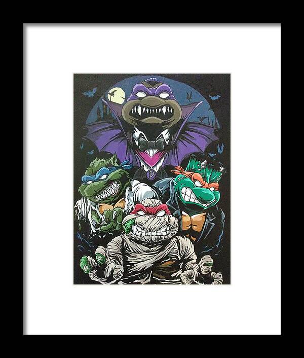 TMNT Universal Monsters Kids T-Shirt by David Stephenson - Fine Art America