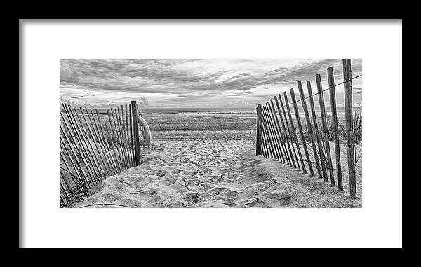 Beach Framed Print featuring the photograph To the Beach - Emerald Isle North Carolina by Bob Decker