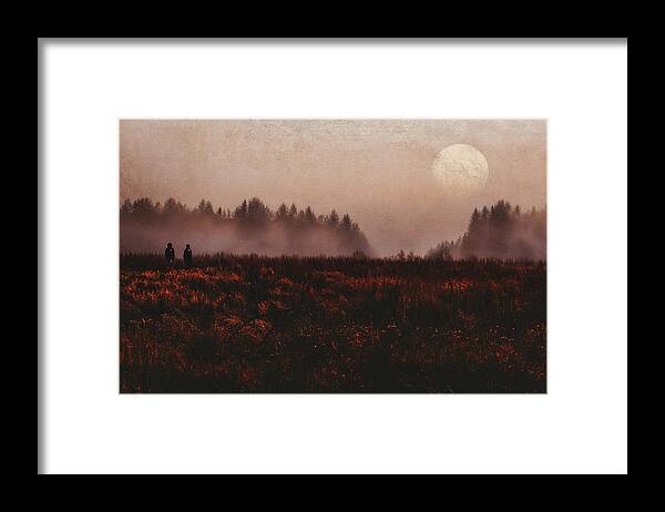 Land Framed Print featuring the photograph To the other world by Yasmina Baggili