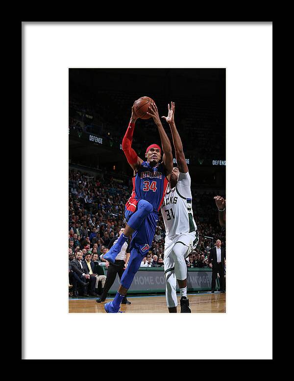 Nba Pro Basketball Framed Print featuring the photograph Tobias Harris by Gary Dineen
