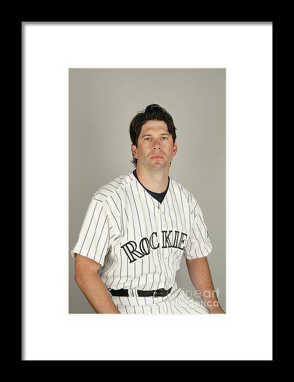 Media Day Framed Print featuring the photograph Todd Helton by Harry How