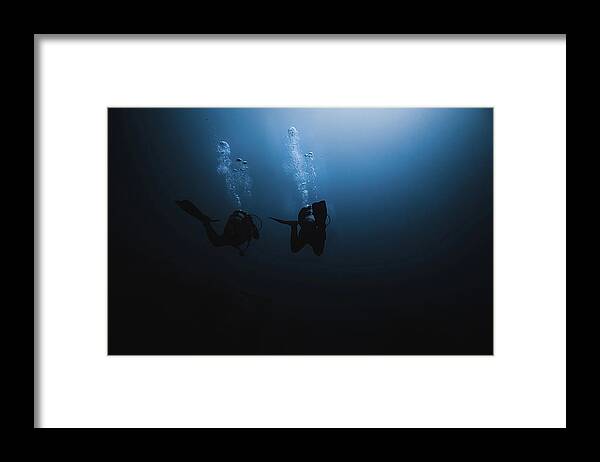 Ocean Framed Print featuring the photograph Togetherness by Sina Ritter