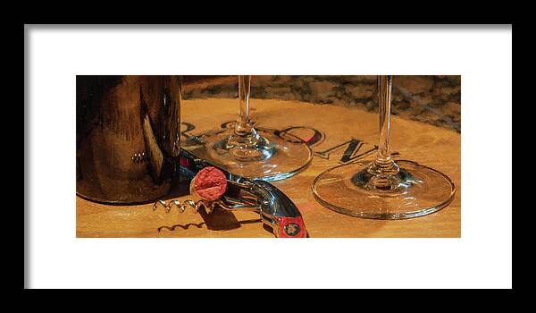 Cabernet Sauvignon Framed Print featuring the photograph Togni Wine 16 by David Letts