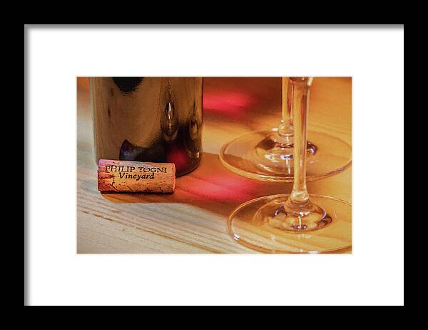 Cabernet Sauvignon Framed Print featuring the photograph Togni Wine 4 by David Letts