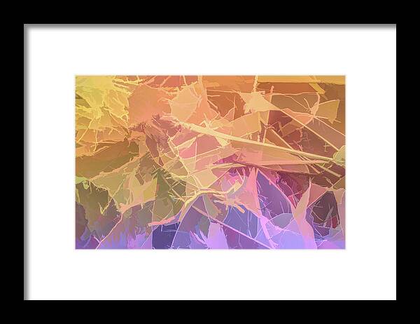 Sea Grass. Abstract Framed Print featuring the photograph Topaz Sea Grass Abstract by Roberta Byram