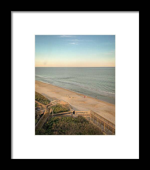 Beach Framed Print featuring the photograph Topsail Beach North Carolina by Rick Nelson