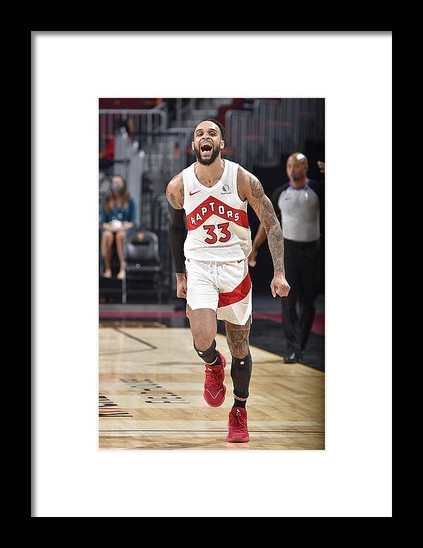Nba Pro Basketball Framed Print featuring the photograph Toronto Raptors v Cleveland Cavaliers by David Liam Kyle