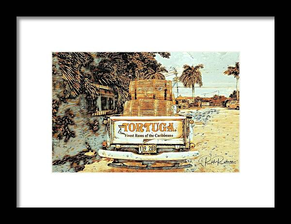 Rum Tortuga Truck Caribbean Framed Print featuring the photograph Tortuga Rum by Rick Redman