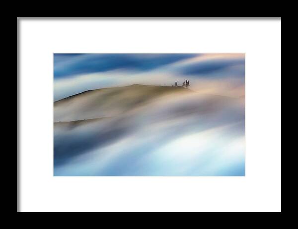Atlantic Ocean Framed Print featuring the photograph Touch Of Wind by Evgeni Dinev