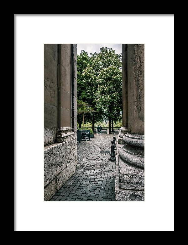 Geneva Framed Print featuring the photograph Towards La Treille A Journey Through Time by Benoit Bruchez