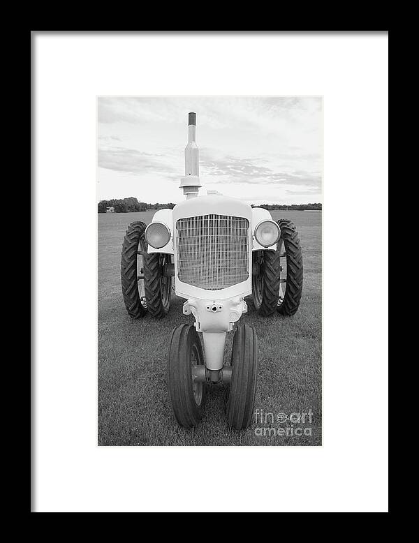 Tractor Framed Print featuring the photograph Tractor Looking at You by E B Schmidt