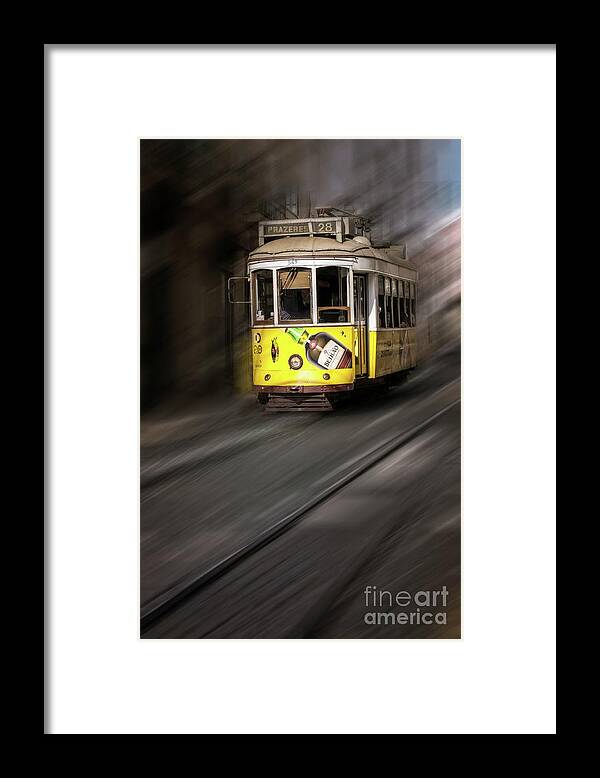 Lisbon Framed Print featuring the photograph Tram 28, Lisbon, Portugal by Philip Preston