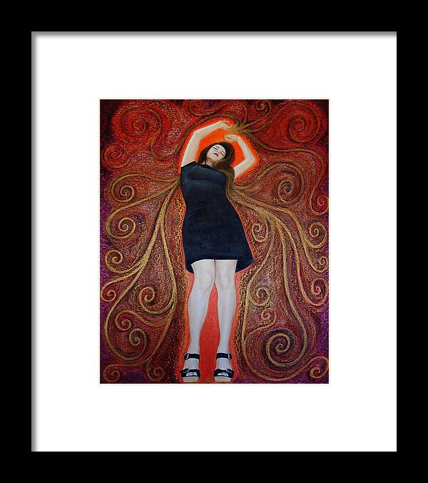 Trance Framed Print featuring the painting Trance by Lynet McDonald