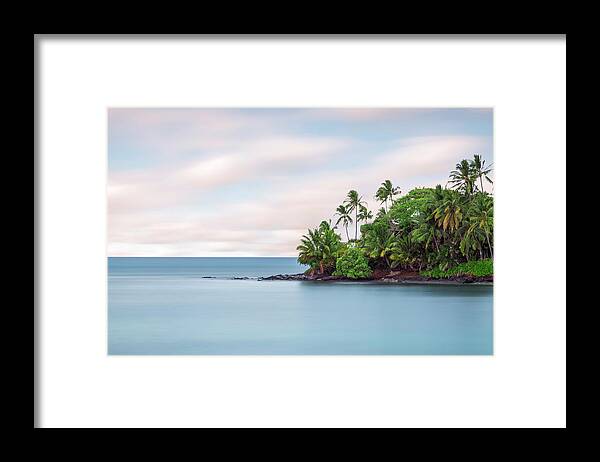 Kaopala Beach Framed Print featuring the photograph Tranquility 5x6 by Hawaii Fine Art Photography