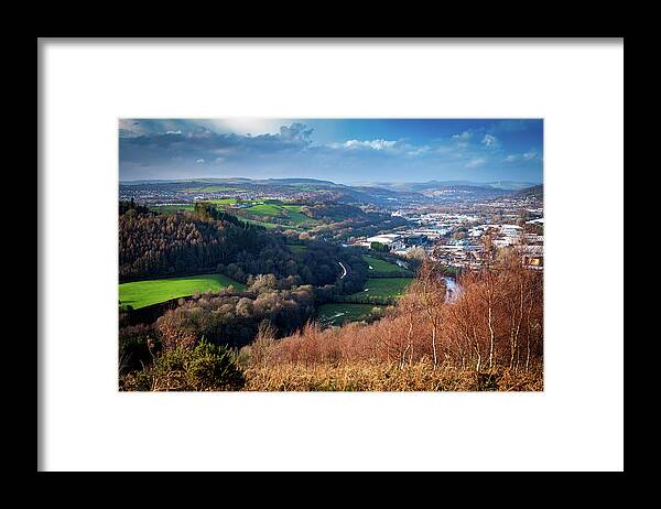 Treforest Industrial Estate Framed Print featuring the photograph Treforest Estate by Gavin Lewis