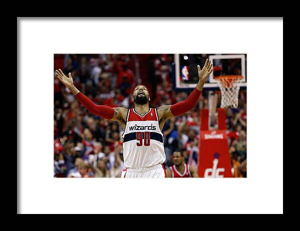 Playoffs Framed Print featuring the photograph Trevor Ariza and Drew Gooden by Win Mcnamee