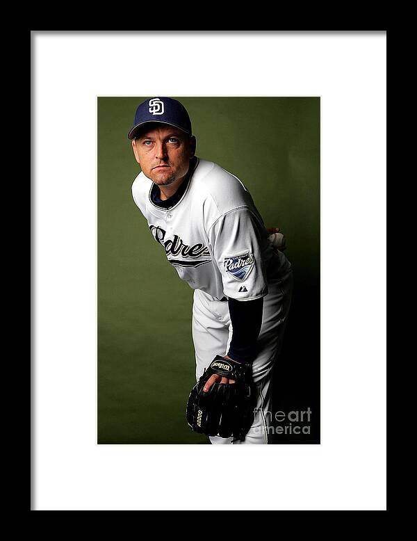 Trevor Hoffman Framed Print by Ronald Martinez - MLB Photo Store