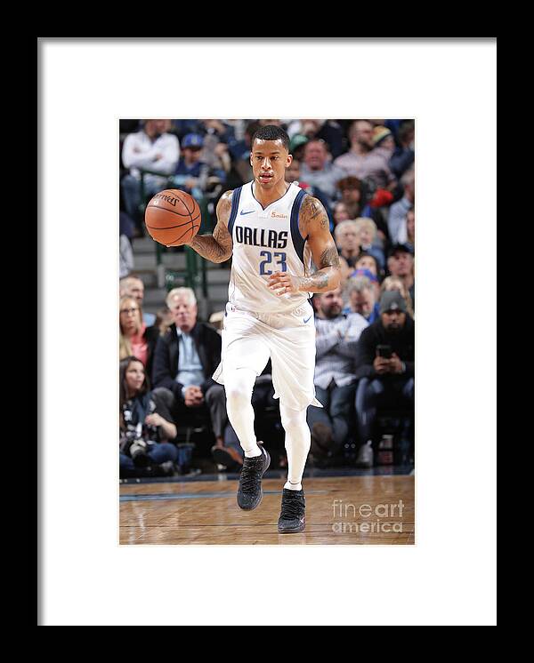 Nba Pro Basketball Framed Print featuring the photograph Trey Burke by Glenn James