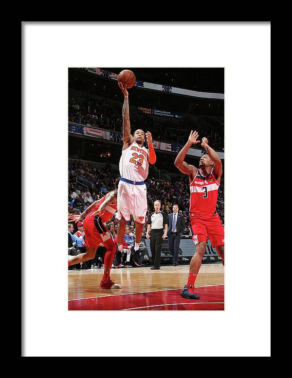 Nba Pro Basketball Framed Print featuring the photograph Trey Burke by Ned Dishman