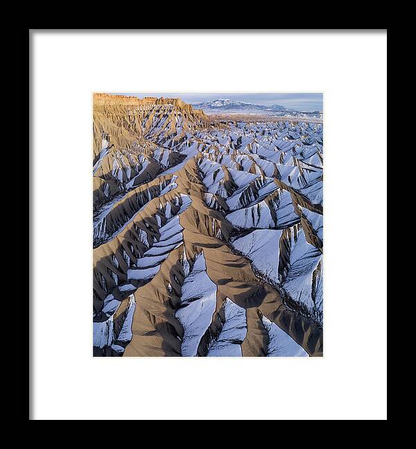 Utah Framed Print featuring the photograph Desert Angles by Wesley Aston