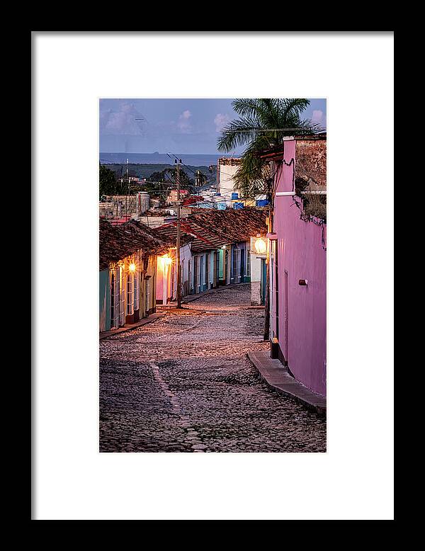 Havana Cuba Framed Print featuring the photograph Trinidad Street by Tom Singleton