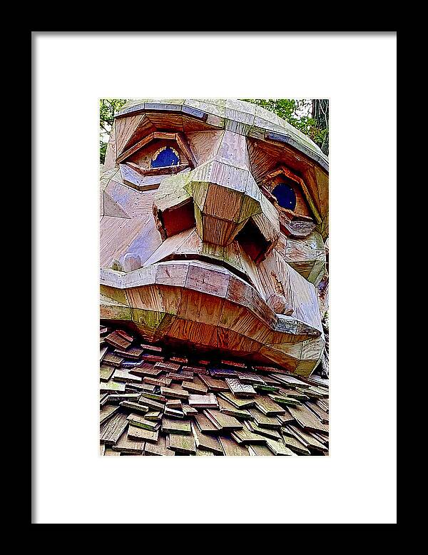 Troll Framed Print featuring the photograph Troll Trouble by Kerry Obrist