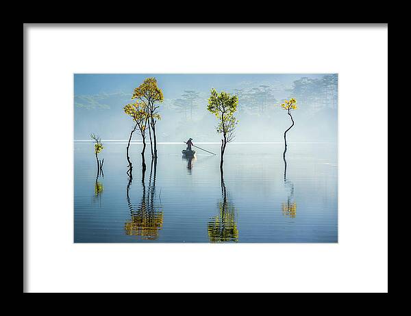 Landscape Framed Print featuring the photograph True Paradise by Khanh Bui Phu