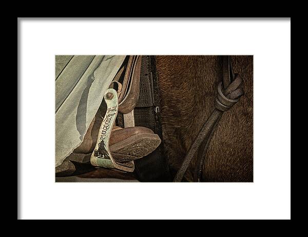 Horse Framed Print featuring the photograph Trust Your Horse by M Kathleen Warren
