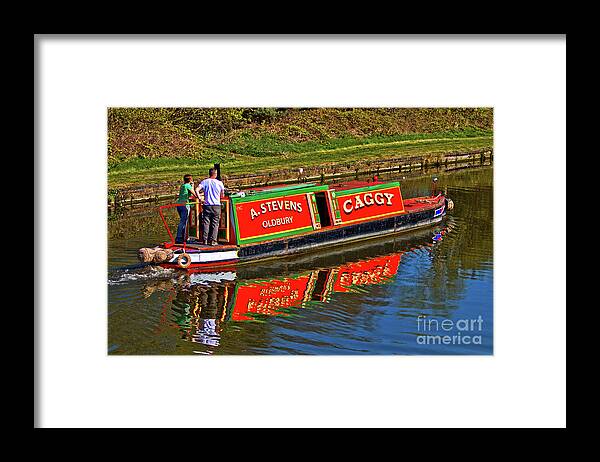 Machinery Framed Print featuring the photograph Tug Boat Caggy by Stephen Melia