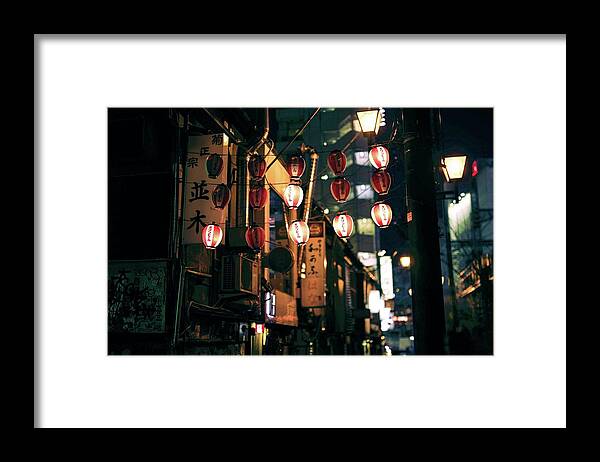 Asia Framed Print featuring the photograph Turned-on Street Light by Janko Ferlic