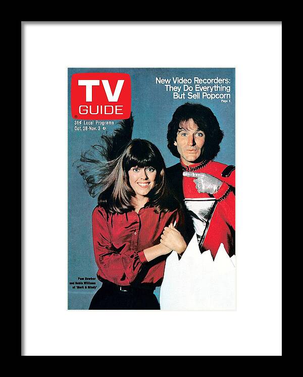 1970s Tv Framed Print featuring the photograph TV Guide TVGC002 H5381 by TV Guide Everett Collection