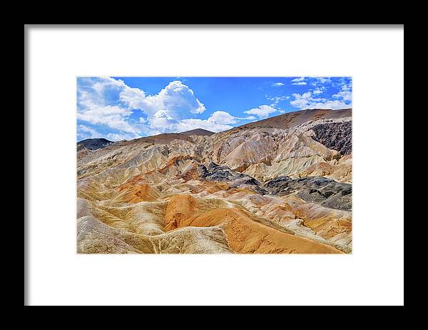 Death Valley National Park Framed Print featuring the photograph Twenty Mule Team Canyon Death Valley by Kyle Hanson