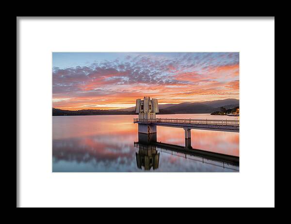 Awesome Framed Print featuring the photograph Twilight On The Lake by Khanh Bui Phu