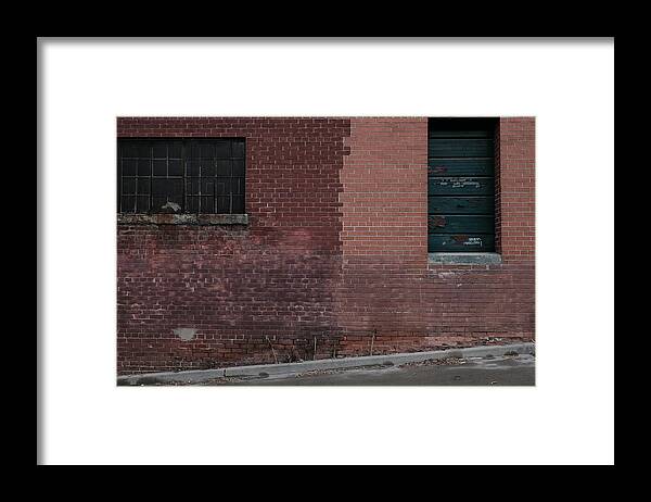 Urban Framed Print featuring the photograph Two Sides by Kreddible Trout