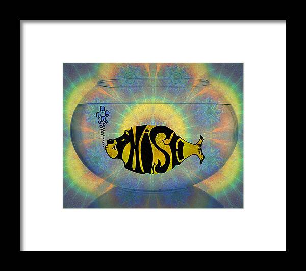 Phish Framed Print featuring the photograph Tye Dye Phish Bowl by Bill Cannon