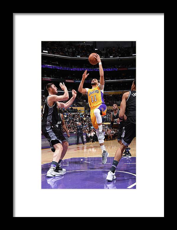 Tyler Ennis Framed Print featuring the photograph Tyler Ennis by Andrew D. Bernstein