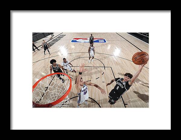 Nba Pro Basketball Framed Print featuring the photograph Tyler Johnson by David Sherman