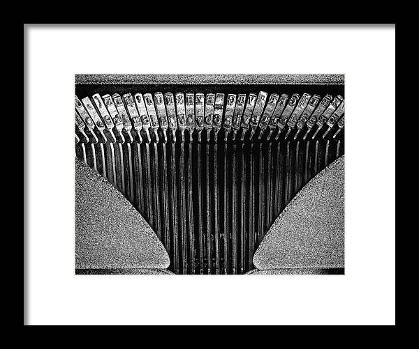 Typewriter Framed Print featuring the photograph Typewriter by Steven Nelson