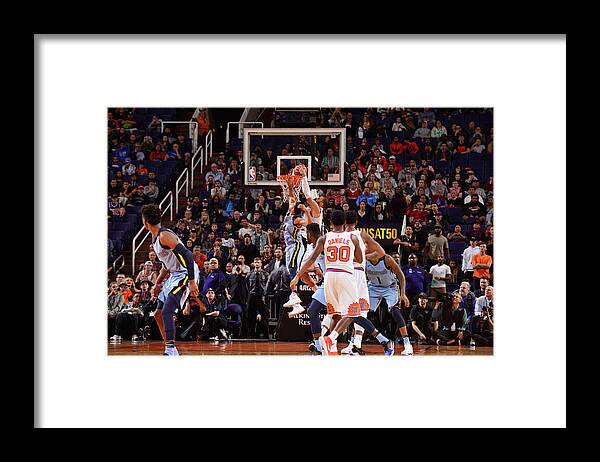 Nba Pro Basketball Framed Print featuring the photograph Tyson Chandler by Barry Gossage