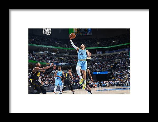 Nba Pro Basketball Framed Print featuring the photograph Tyus Jones by Jesse D. Garrabrant