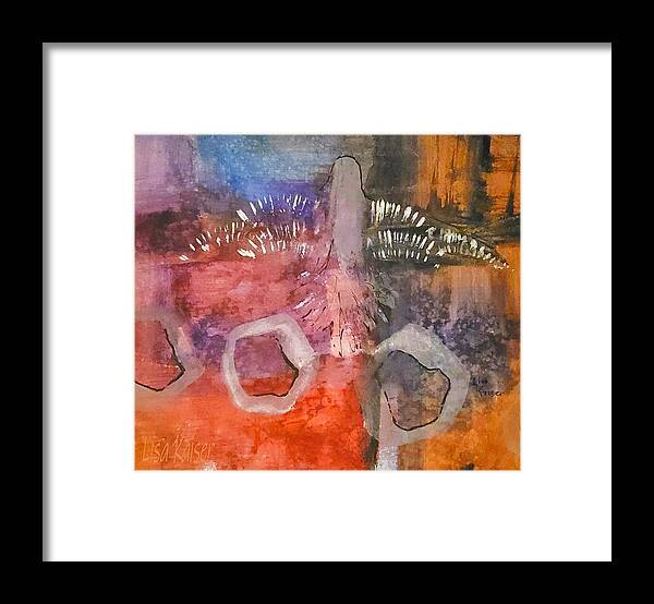 Uncaged Framed Print featuring the painting Uncaged by Lisa Kaiser
