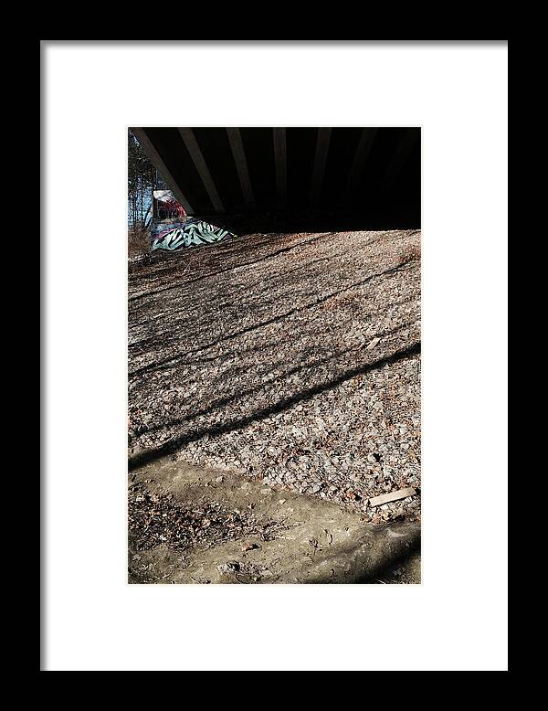  Framed Print featuring the photograph undershadows IV by Kreddible Trout